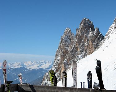 La montagna dall'alto